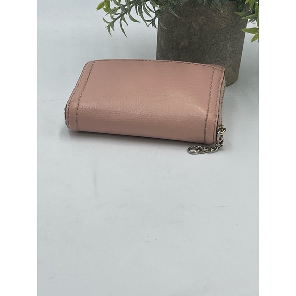 Kate Spade Pink Zip Bifold Rose Smoke Color Pebble Leather‎ Wallet - Picture 6 of 12